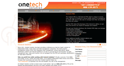Desktop Screenshot of onetechsolution.com