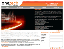 Tablet Screenshot of onetechsolution.com